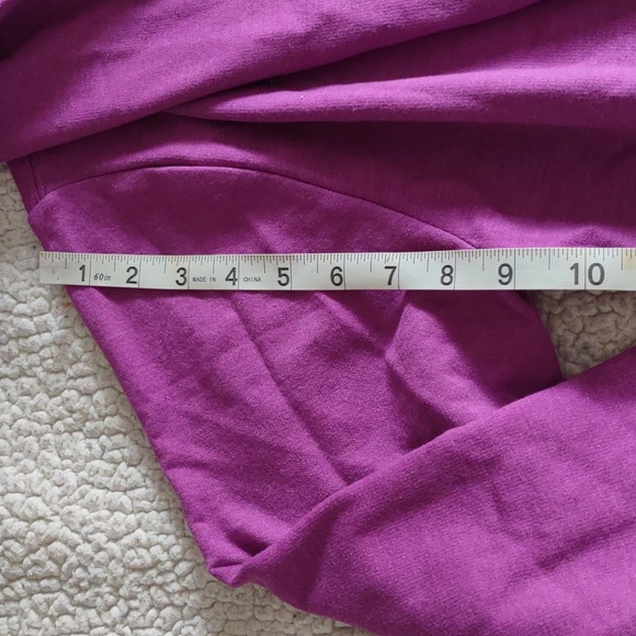 NWT Eddie Bauer Size Large WR Camp Fleece Hoodie Wrap Magenta - Picture 9 of 16